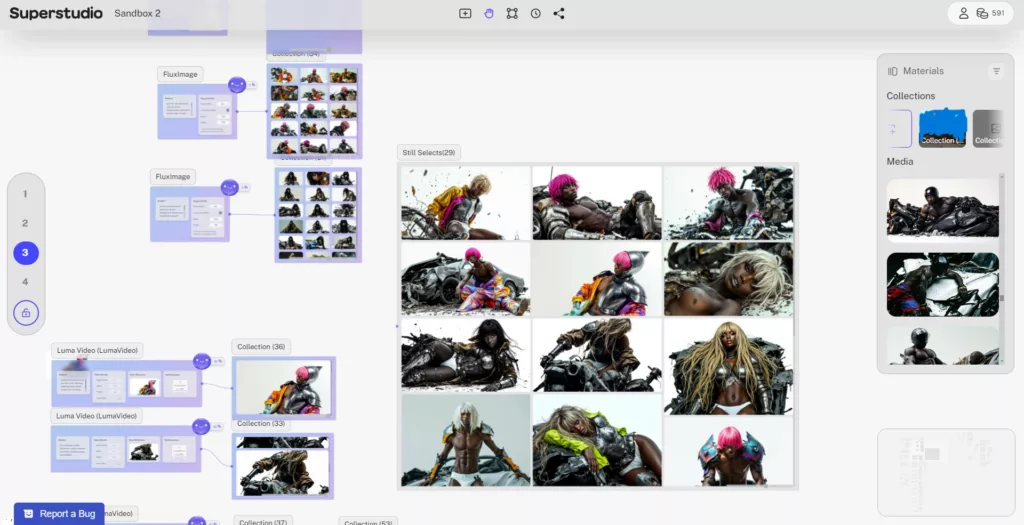 Great artists generate in Superstudio 2 A Superstudio canvas flow by Tyler Givens